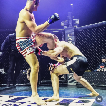 ‘Striving to do the hard thing,’ Waters competes in MMA fight